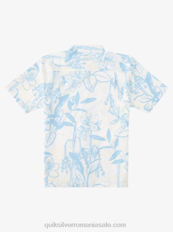 căi libere albe cămașă hawaiană de apărători XT6B1327 bărbați Quiksilver