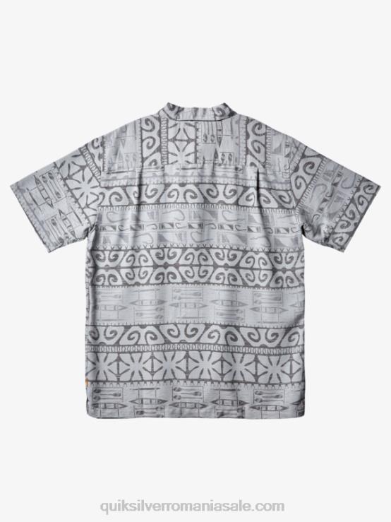 ceață de port la copaci cămașă cu mânecă scurtă waterman at trees XT6B292 bărbați Quiksilver