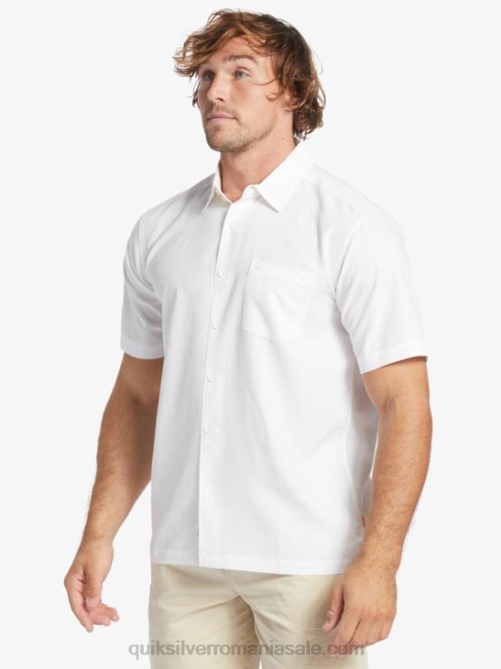 centinela albă cămașă antirid premium waterman centinela XT6B1300 bărbați Quiksilver