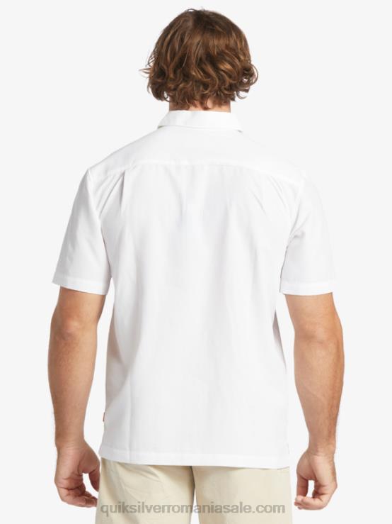 centinela albă cămașă antirid premium waterman centinela XT6B1300 bărbați Quiksilver