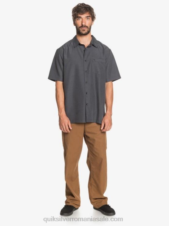 centinela neagră cămașă antirid premium waterman centinela XT6B1303 bărbați Quiksilver