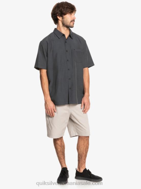 centinela neagră cămașă antirid premium waterman centinela XT6B1303 bărbați Quiksilver