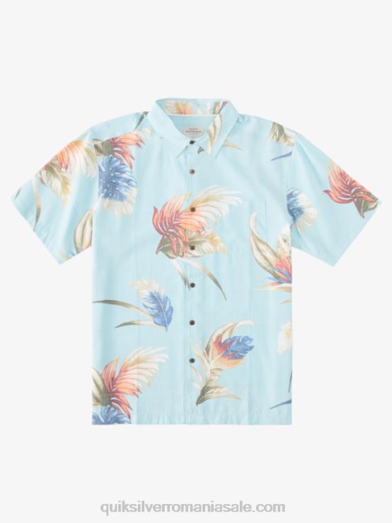curcubeu acvatic floral cămașă cu mânecă scurtă cu flori curcubeu waterman XT6B825 bărbați Quiksilver
