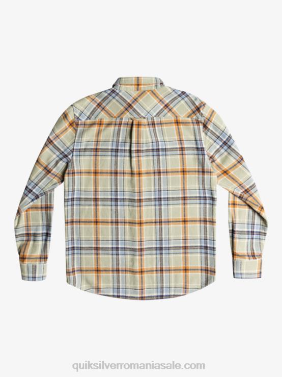 deşert sage îndrăzneţ cămașă de flanel cu mânecă lungă intrepide explorer XT6B1772 bărbați Quiksilver