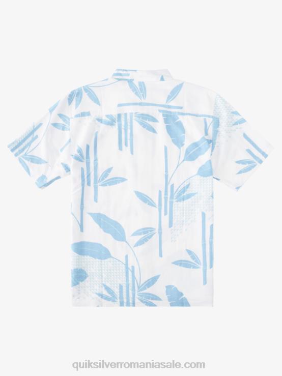 dusk blue surf riff cămașă cu mânecă scurtă waterman surf riff XT6B837 bărbați Quiksilver