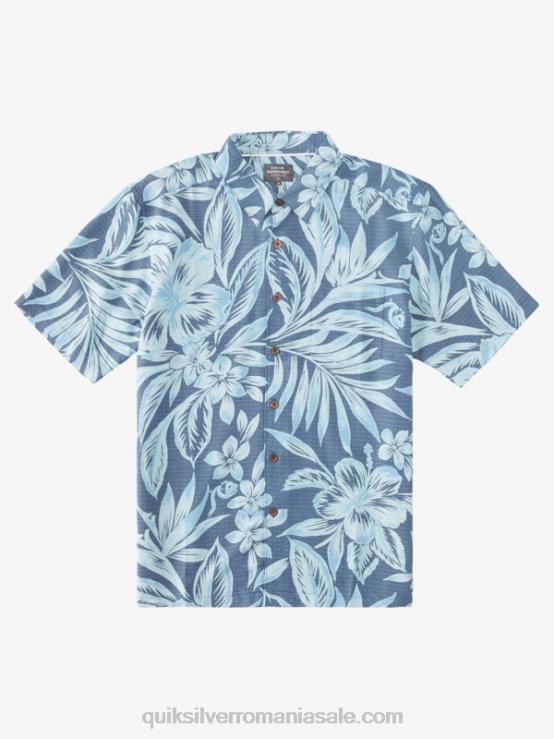 ensign blue brunch days cămașă cu mânecă scurtă waterman brunch time XT6B1335 bărbați Quiksilver