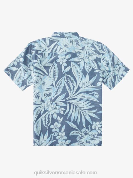 ensign blue brunch days cămașă cu mânecă scurtă waterman brunch time XT6B1335 bărbați Quiksilver