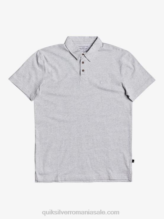 erica gri deschis tricou polo cu mânecă scurtă sun cruise de zi cu zi XT6B1552 bărbați Quiksilver