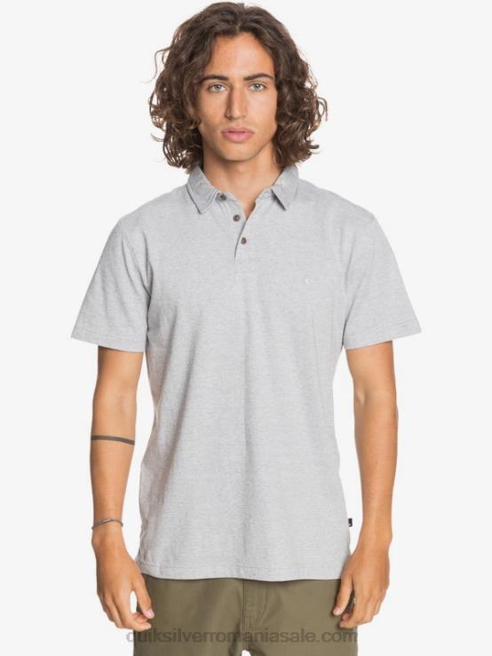 erica gri deschis tricou polo cu mânecă scurtă sun cruise de zi cu zi XT6B1552 bărbați Quiksilver