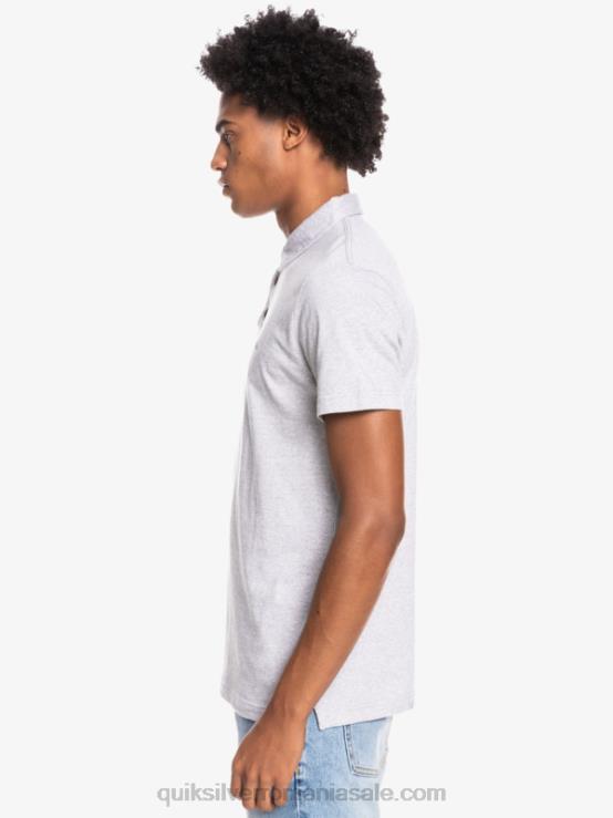 erica gri deschis tricou polo cu mânecă scurtă sun cruise de zi cu zi XT6B1552 bărbați Quiksilver