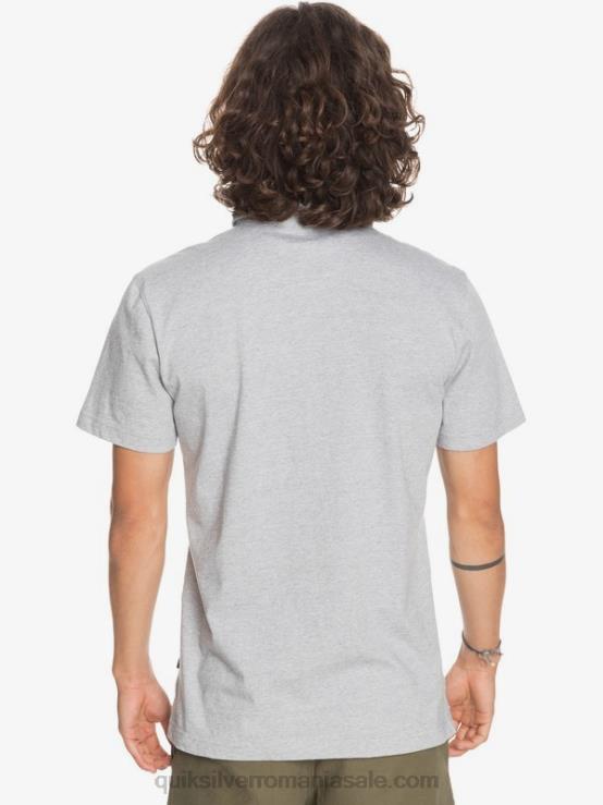 erica gri deschis tricou polo cu mânecă scurtă sun cruise de zi cu zi XT6B1552 bărbați Quiksilver