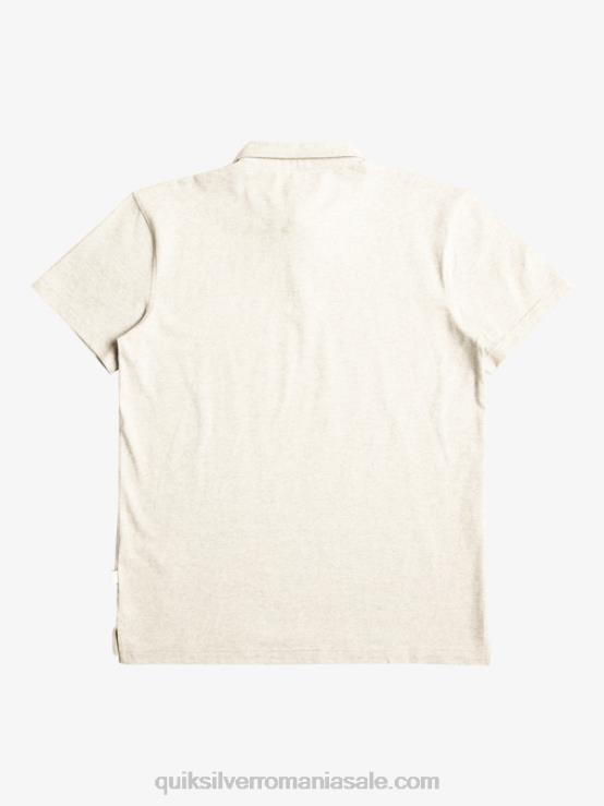 erica gri deschis tricou polo cu mânecă scurtă sunset cruise XT6B475 bărbați Quiksilver