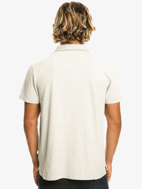 erica gri deschis tricou polo cu mânecă scurtă sunset cruise XT6B475 bărbați Quiksilver
