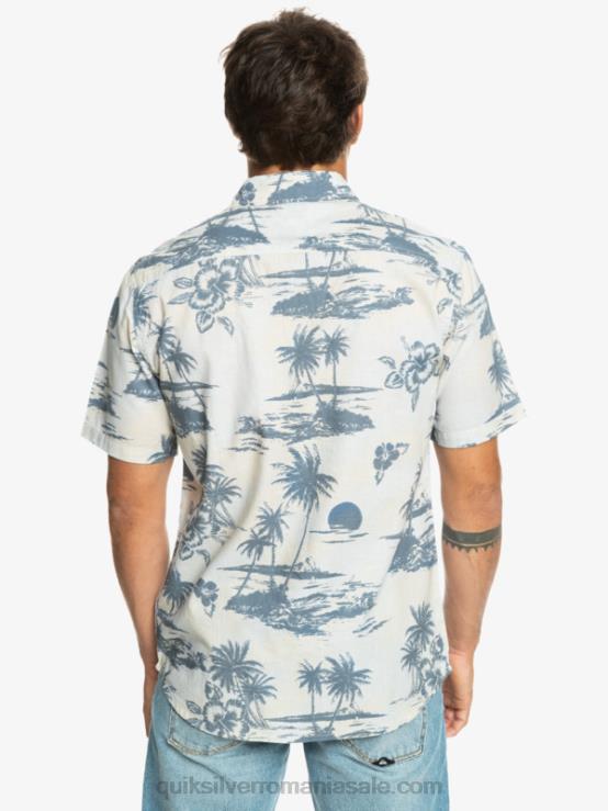 fluxul de aer de mesteacăn cămașă cu mânecă scurtă din bumbac airflow XT6B1368 bărbați Quiksilver