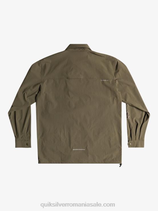 frunza de strugure cămașă cu mânecă lungă sub cer XT6B1718 bărbați Quiksilver
