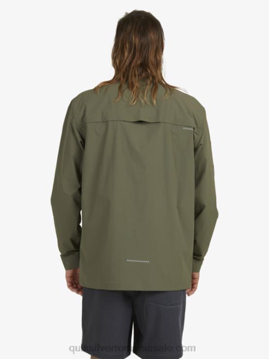 frunza de strugure cămașă cu mânecă lungă sub cer XT6B1718 bărbați Quiksilver