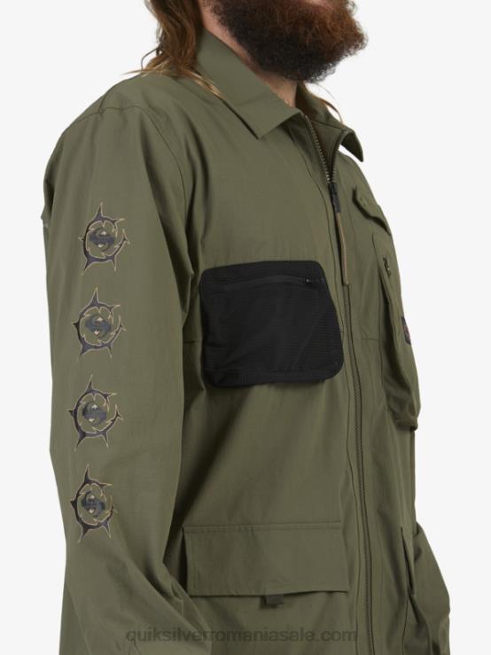 frunza de strugure cămașă cu mânecă lungă sub cer XT6B1718 bărbați Quiksilver