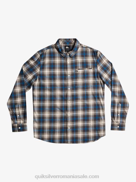 frunze de struguri cramond cămașă cramond stretch cu mânecă lungă XT6B1048 bărbați Quiksilver