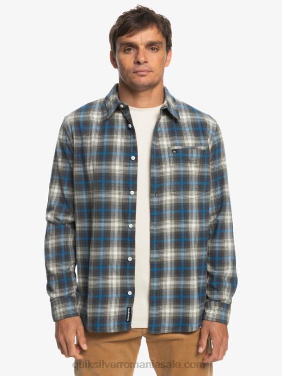 frunze de struguri cramond cămașă cramond stretch cu mânecă lungă XT6B1048 bărbați Quiksilver