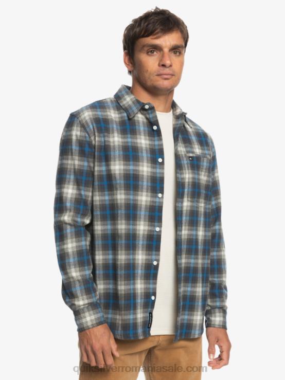 frunze de struguri cramond cămașă cramond stretch cu mânecă lungă XT6B1048 bărbați Quiksilver