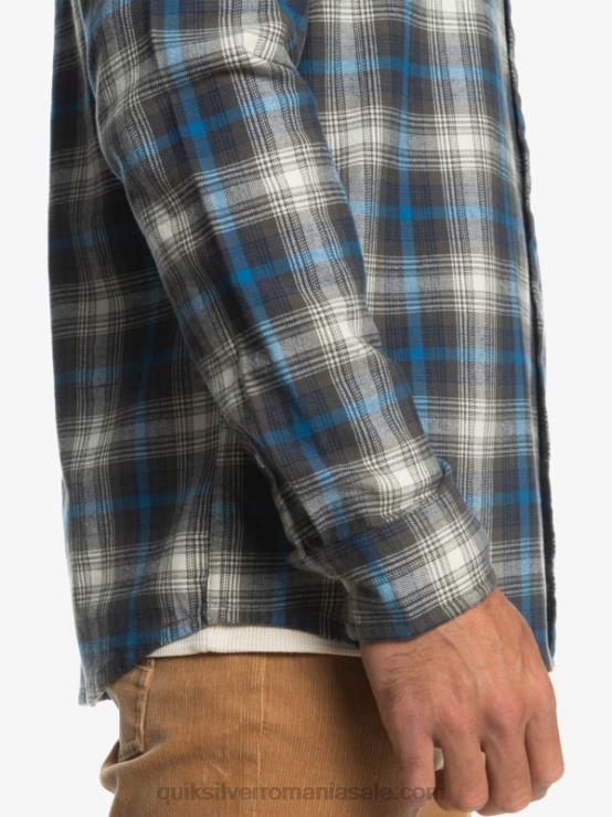 frunze de struguri cramond cămașă cramond stretch cu mânecă lungă XT6B1048 bărbați Quiksilver
