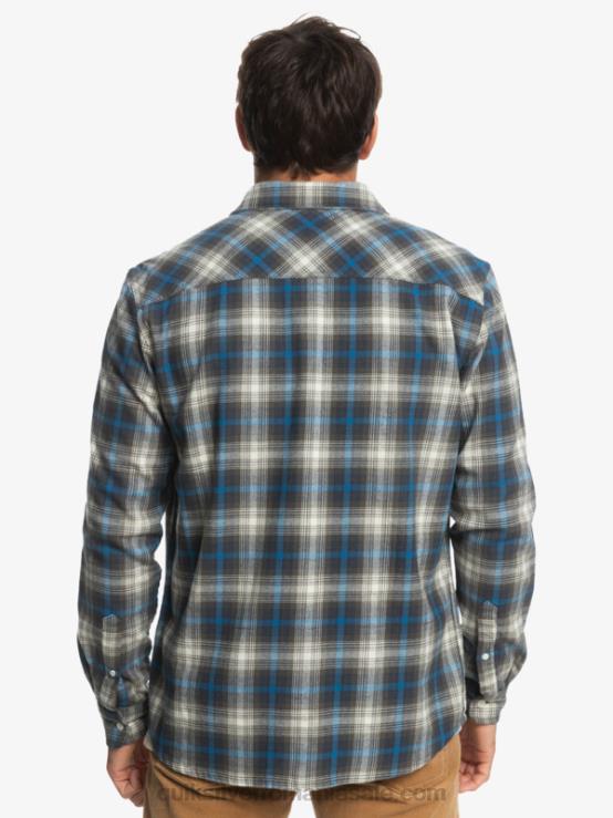 frunze de struguri cramond cămașă cramond stretch cu mânecă lungă XT6B1048 bărbați Quiksilver