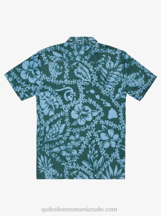 fum de pin sosire lei sosire waterman lei camasa maneca scurta XT6B1108 bărbați Quiksilver
