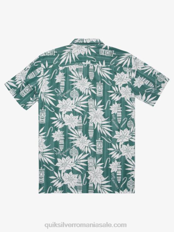 fum de pin timp de vacanță cămașă cu mânecă scurtă waterman holiday time XT6B1797 bărbați Quiksilver