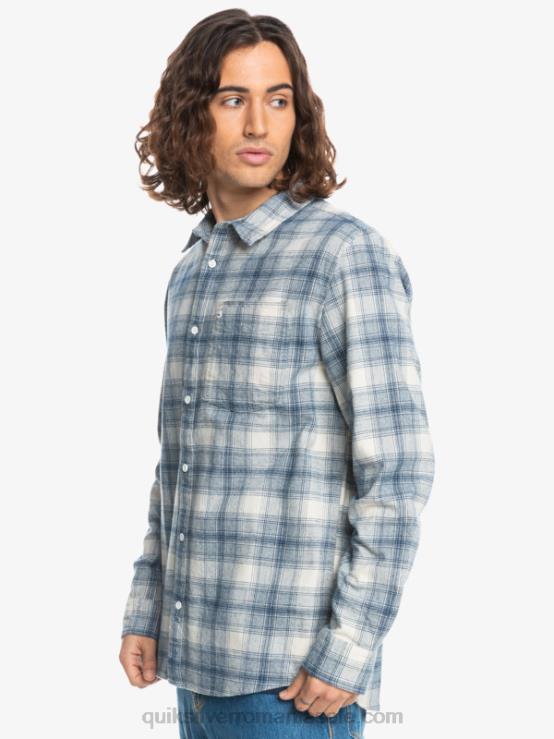 ganaway de mesteacăn cămașă de flanel elastic ganaway cu mâneci lungi XT6B1768 bărbați Quiksilver