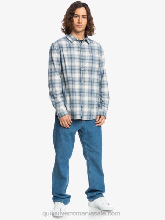 ganaway de mesteacăn cămașă de flanel elastic ganaway cu mâneci lungi XT6B1768 bărbați Quiksilver