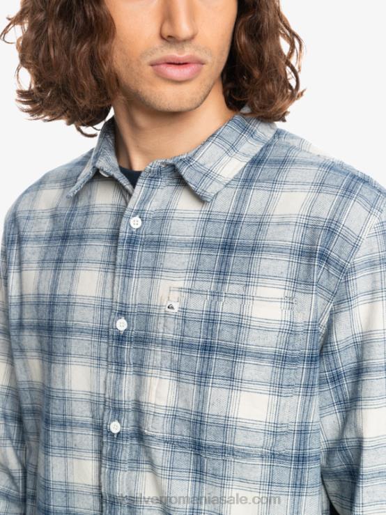 ganaway de mesteacăn cămașă de flanel elastic ganaway cu mâneci lungi XT6B1768 bărbați Quiksilver