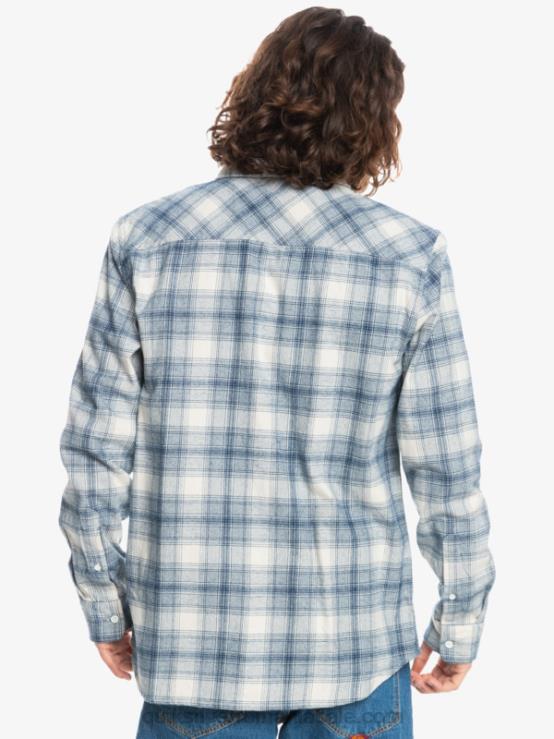 ganaway de mesteacăn cămașă de flanel elastic ganaway cu mâneci lungi XT6B1768 bărbați Quiksilver