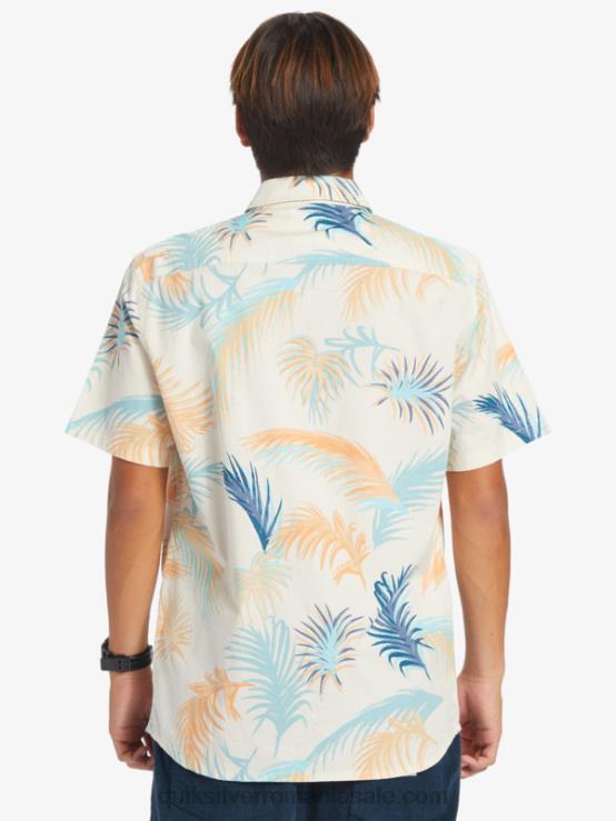 glitch tropical de mesteacăn cămașă tropicală cu mânecă scurtă XT6B550 bărbați Quiksilver