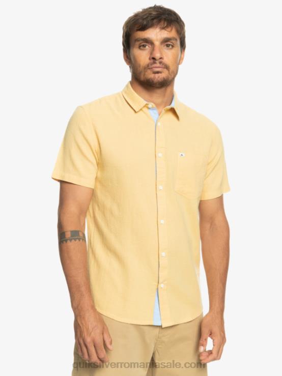 grâu cămașă cu mânecă scurtă time box XT6B1361 bărbați Quiksilver
