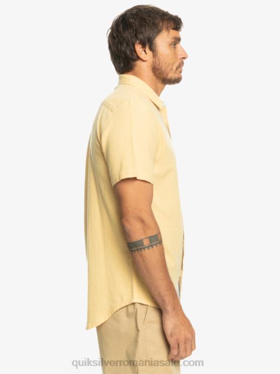 grâu cămașă cu mânecă scurtă time box XT6B1361 bărbați Quiksilver