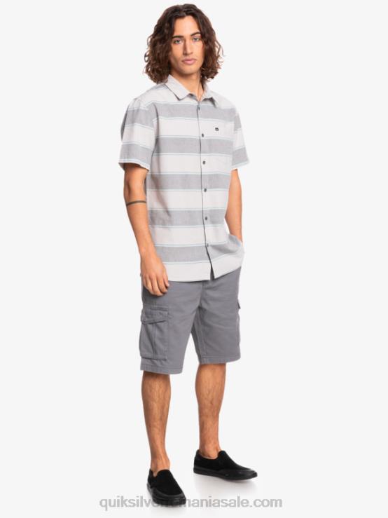 gri violet prime time cămașă cu mânecă scurtă la prime time XT6B1620 bărbați Quiksilver