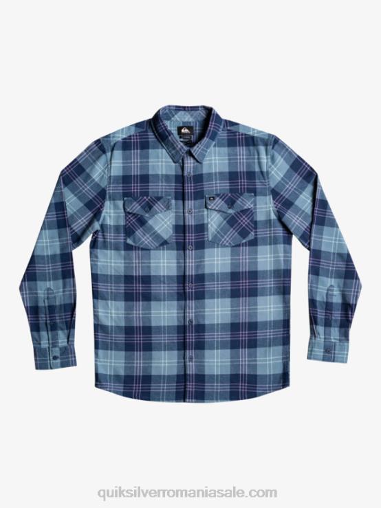 harelaw albastru provencial cămașă harelaw stretch cu mânecă lungă XT6B1509 bărbați Quiksilver