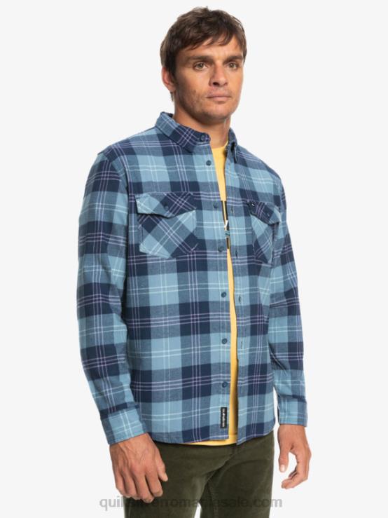 harelaw albastru provencial cămașă harelaw stretch cu mânecă lungă XT6B1509 bărbați Quiksilver