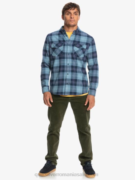 harelaw albastru provencial cămașă harelaw stretch cu mânecă lungă XT6B1509 bărbați Quiksilver