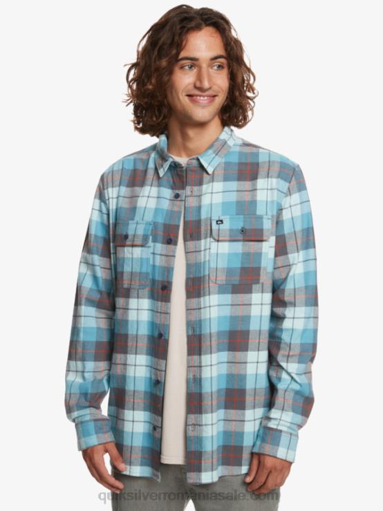 iced aqua kinsale cămașă cu mânecă lungă kinsale stretch XT6B1507 bărbați Quiksilver