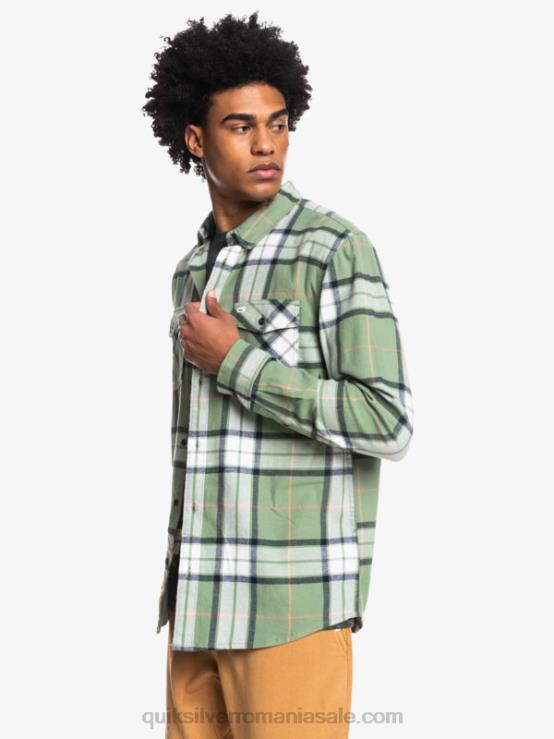 loden frost linden stretch cămașă din flanel stretch cu mânecă lungă XT6B1427 bărbați Quiksilver