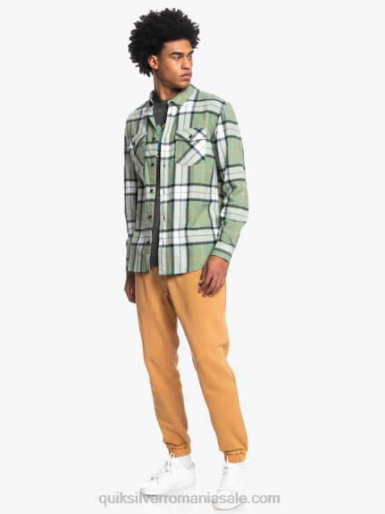 loden frost linden stretch cămașă din flanel stretch cu mânecă lungă XT6B1427 bărbați Quiksilver