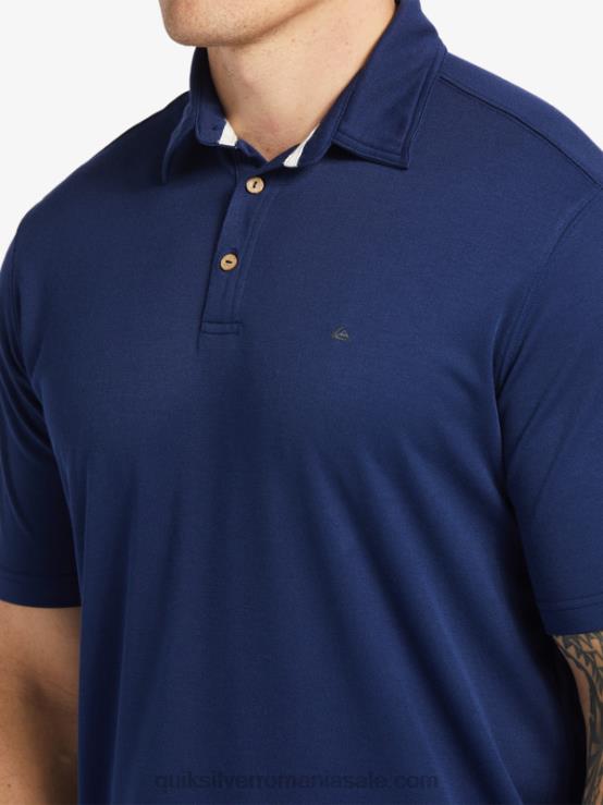 marina de la miezul nopții tricou polo waterman cu mânecă scurtă XT6B96 bărbați Quiksilver