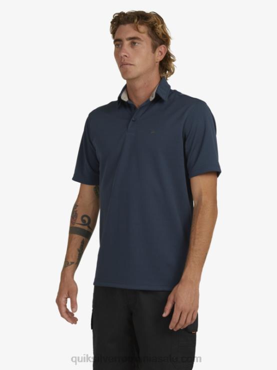 marina de la miezul nopții tricou polo waterman cu mânecă scurtă XT6B96 bărbați Quiksilver