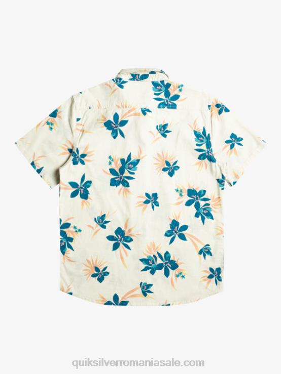 mesteacăn holidazat cămașă cu mânecă scurtă XT6B1088 bărbați Quiksilver