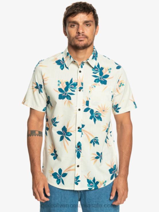 mesteacăn holidazat cămașă cu mânecă scurtă XT6B1088 bărbați Quiksilver
