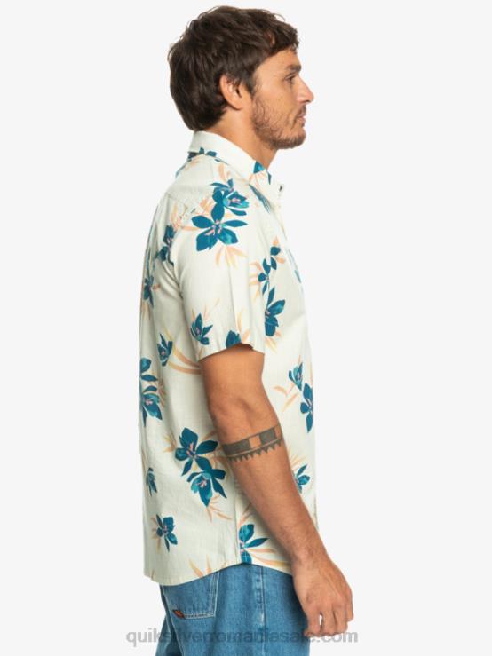 mesteacăn holidazat cămașă cu mânecă scurtă XT6B1088 bărbați Quiksilver