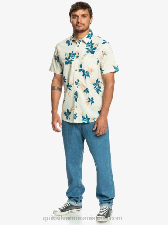 mesteacăn holidazat cămașă cu mânecă scurtă XT6B1088 bărbați Quiksilver