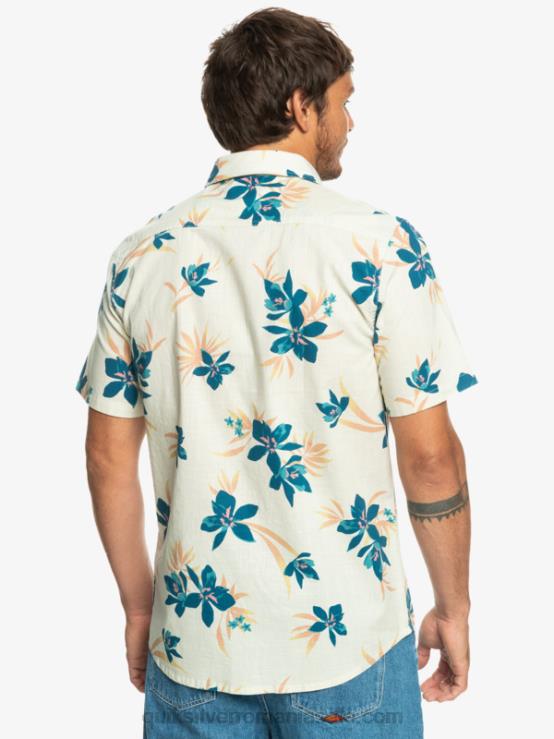 mesteacăn holidazat cămașă cu mânecă scurtă XT6B1088 bărbați Quiksilver
