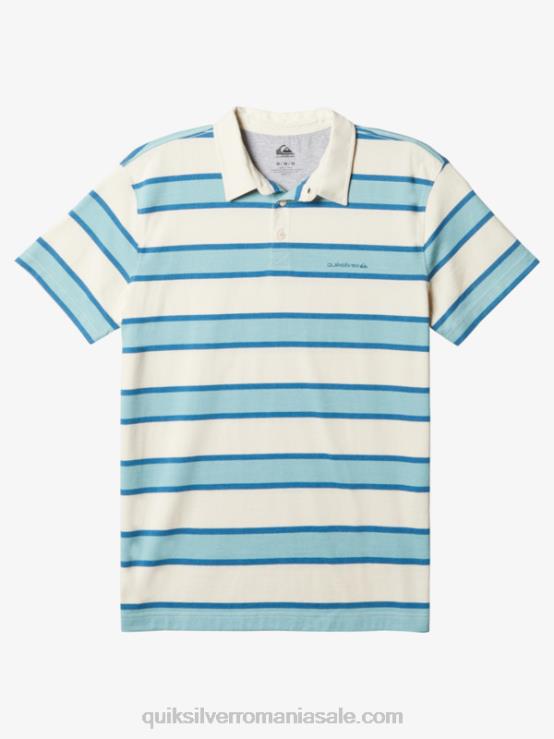 mesteacăn în dungi lite 3 tricou polo cu mânecă scurtă stripe lite XT6B1622 bărbați Quiksilver